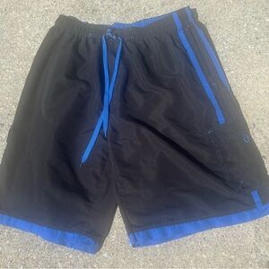 Black and Blue NBN Gear Athletic Swim ShortsSize 4XL